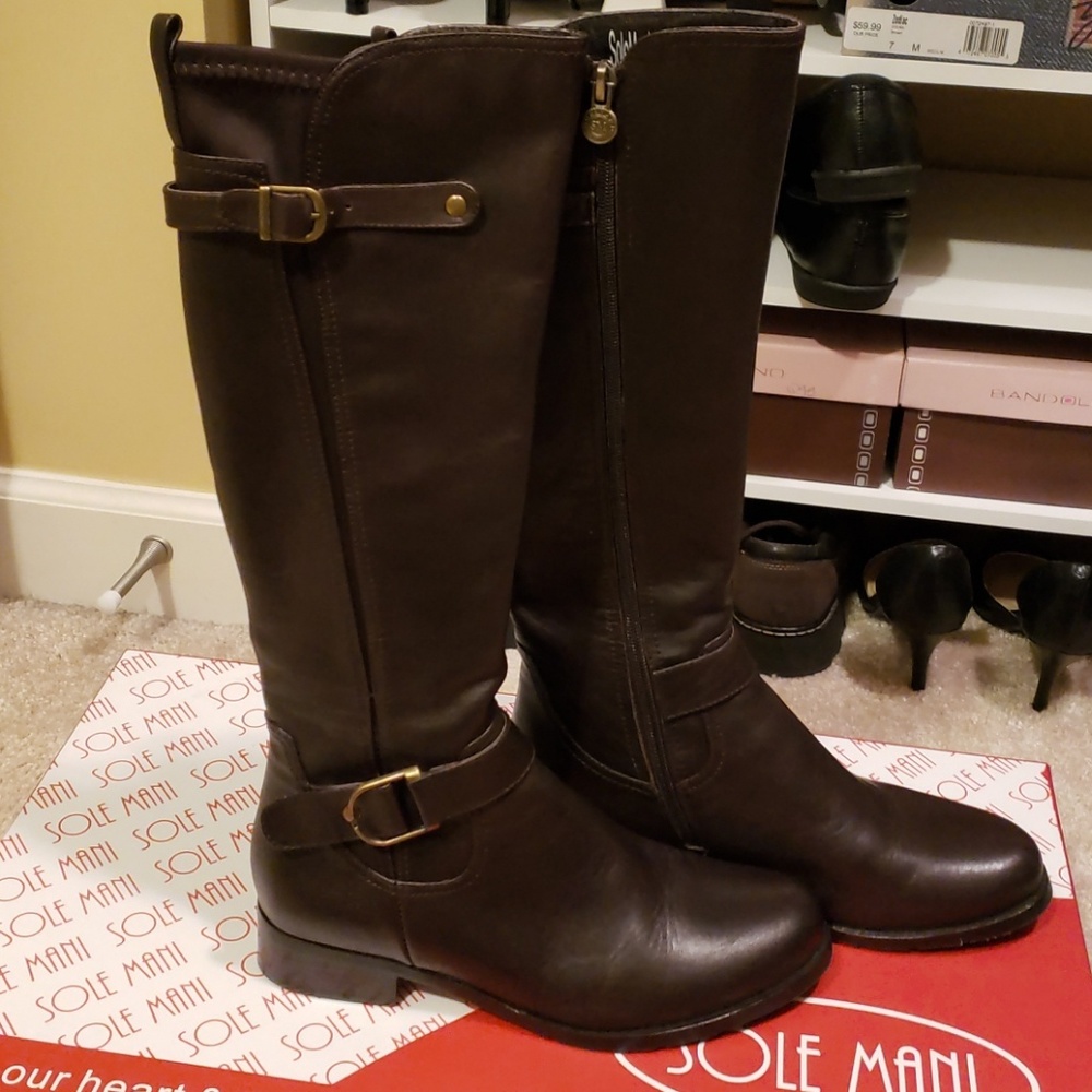 SoleMani Brown Avigial Boots